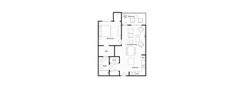 A Floor Plan at The Pointe at Riverview, Edmonton Alberta