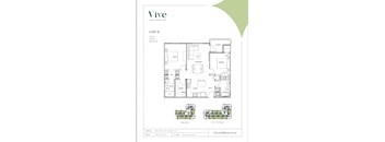 floor plan of the condo unit apartments at vive residences