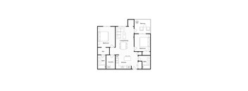 B Floor Plan at Hills on 36, Edmonton, T6X 3K2
