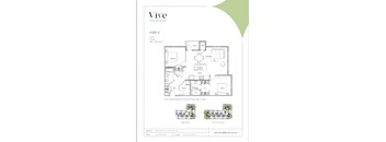 floor plan of the villa vive residences