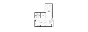 D Floor Plan at Hills on 36, Alberta, T6X 3K2