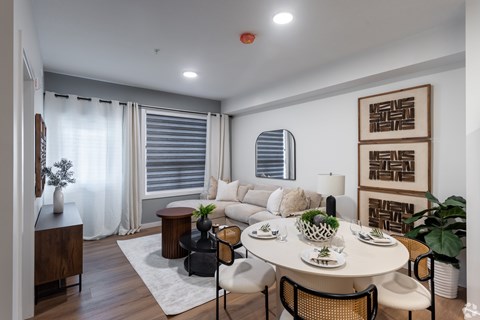 Dining Area at The Pointe at Riverview, Alberta, T6M 3H4