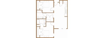 a floor plan of a house