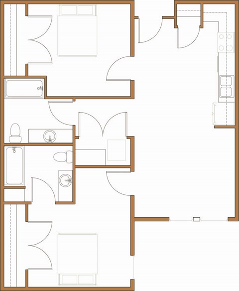 a floor plan of a house