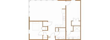 a floor plan of a house