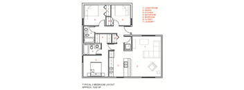 a floor plan of a small apartment