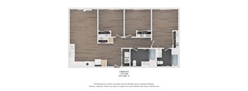 A 3 Bedroom 1155 Sqft Unit Type 12 is shown in the image.