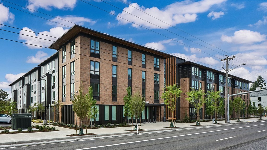 the building where the apartment is located