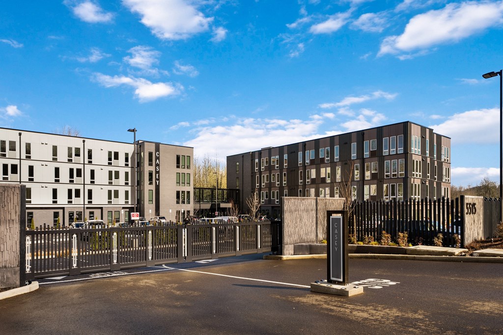 the building where the apartment is located