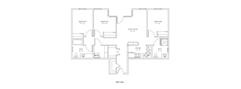 the floor plan of casa esmeralda
