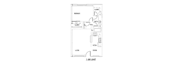 a floor plan of a small house