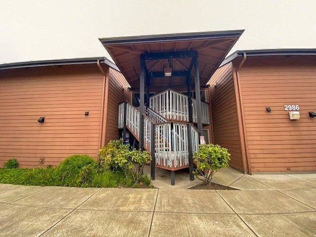 a building with a staircase