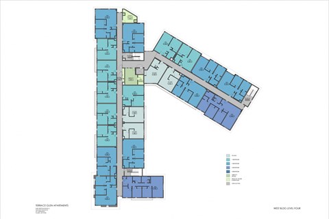 site plan of the first floor of the administrative building