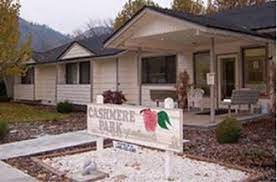 a house with a sign in front of it