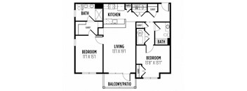 Bartlet Floor Plan at New Britain, Chalfont, PA, 18914