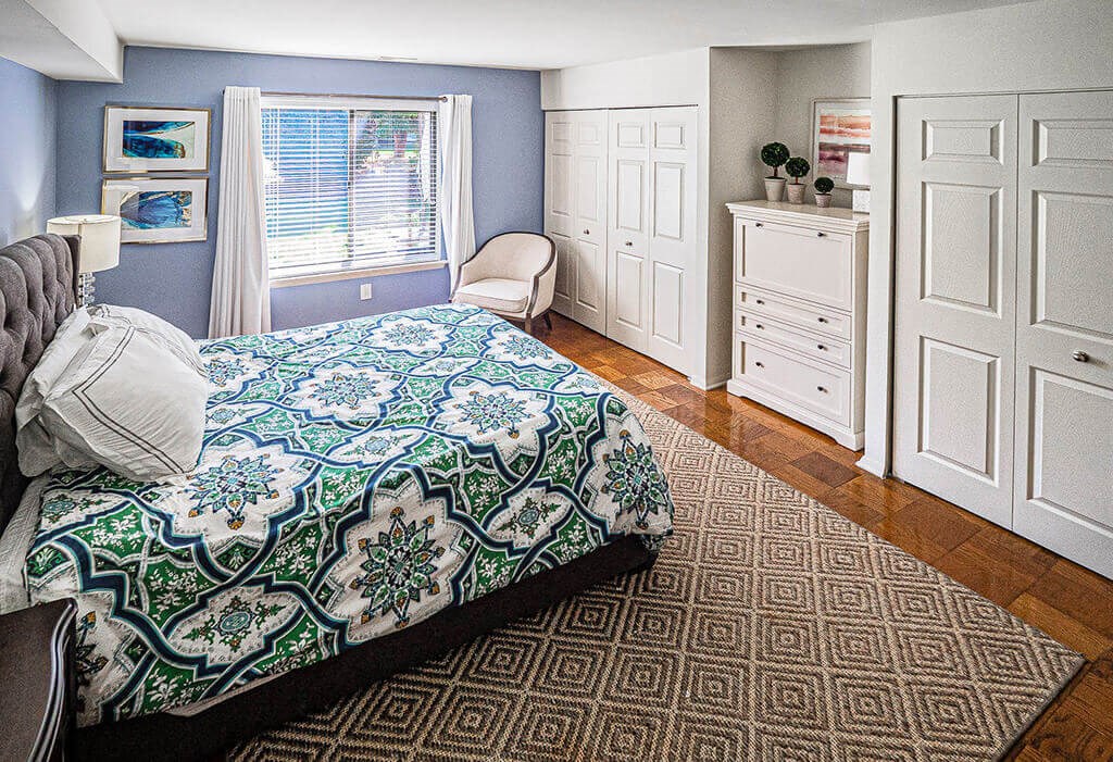 Bedroom With Expansive Windows at The Lakes, Pennsylvania, 18104