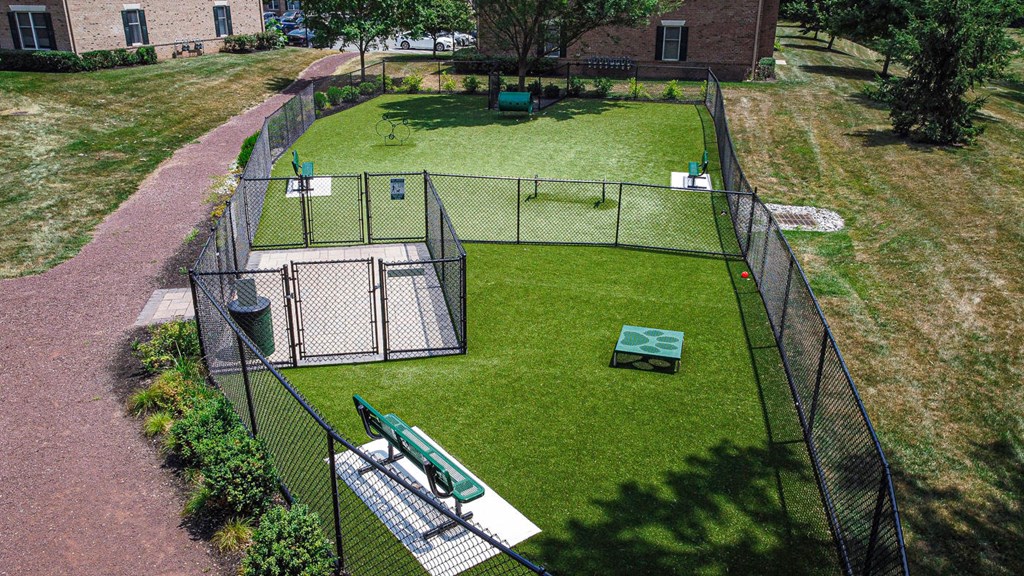 Aerial View Of Dog Park at Heritage Court, Ewing, 08628