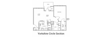 Parkway Floor Plan at Heritage Court, Ewing, 08628