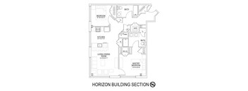 floor plan of the second floor of a house