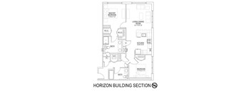 floor plan of the second floor of a house