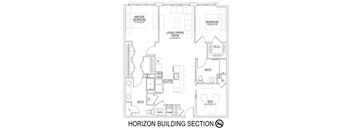floor plan of the second floor of a house for sale