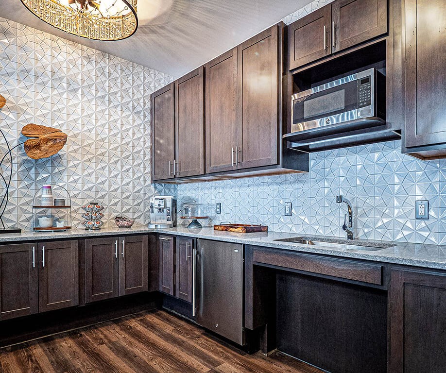 Elegant Backsplashes In Kitchen at The Lakes, Allentown, PA