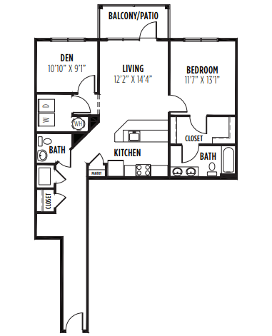 Jefferson Floor Plan at New Britain, Chalfont, PA