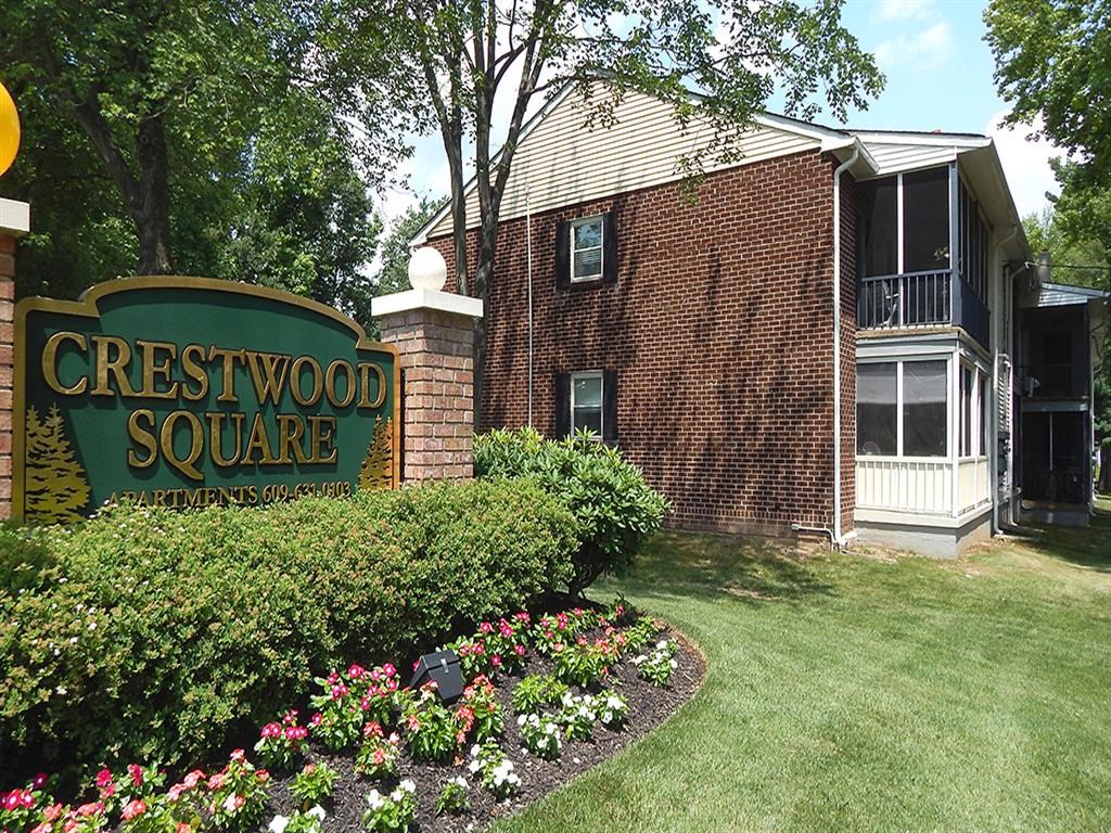 the exterior of the cresswood square apartment building