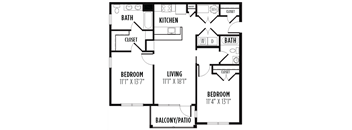 Morris Floor Plan at New Britain, Chalfont, Pennsylvania