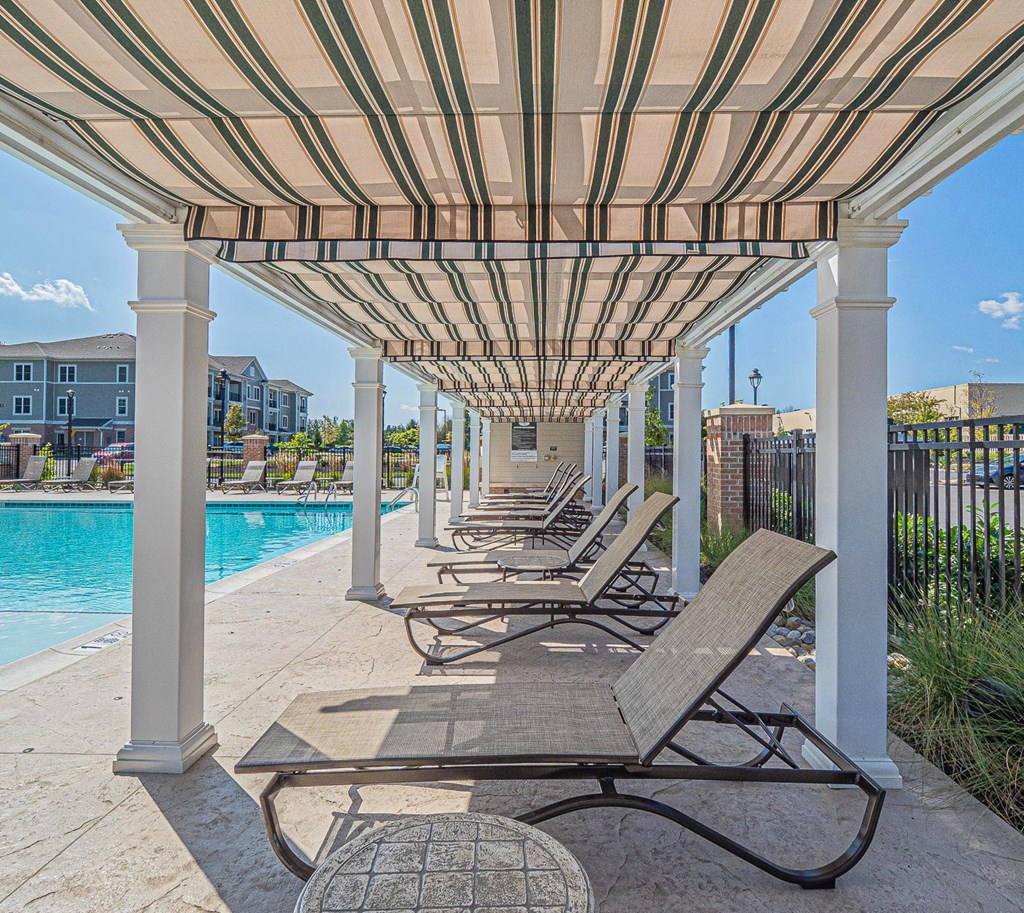 Pool Lounge Chairs( at Heritage Court, New Jersey, 08628
