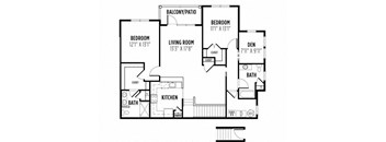 Witherspoon Floor Plan at New Britain, Pennsylvania, 18914