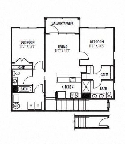 Wolcott Floor Plan at New Britain, Chalfont