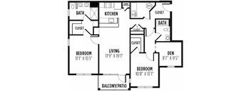 Adams Floor Plan at New Britain, Chalfont, 18914