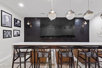 Eat-In Table With High Chairs In Clubhouse at Harper's Crossing, Langhorne
