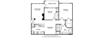 Cedar 1 Floor Plan at Harper's Crossing, Langhorne, PA