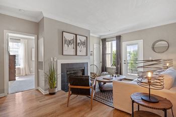 Classic Living Room at Harper's Crossing, Langhorne, PA
