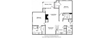 aspen1 Floor Plan at Harper's Crossing, Langhorne, PA