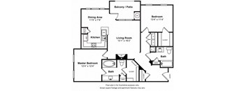 cottonwood1 Floor Plan at Harper's Crossing, Langhorne, Pennsylvania