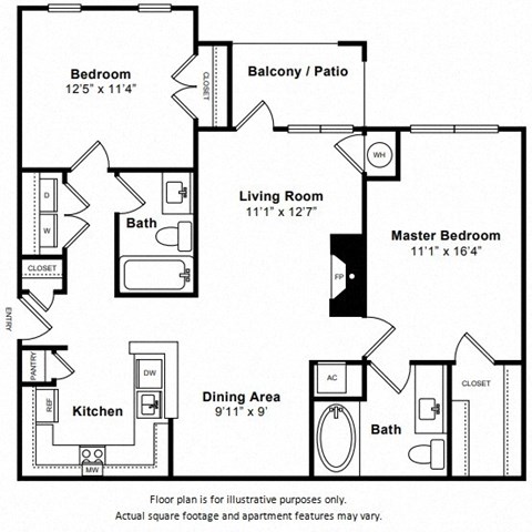 maple Floor Plan at Harper's Crossing, Langhorne, PA, 19047