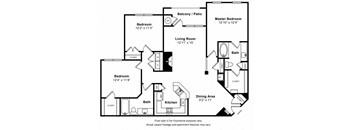 Oak1 Floor Plan at Harper's Crossing, Langhorne, 19047