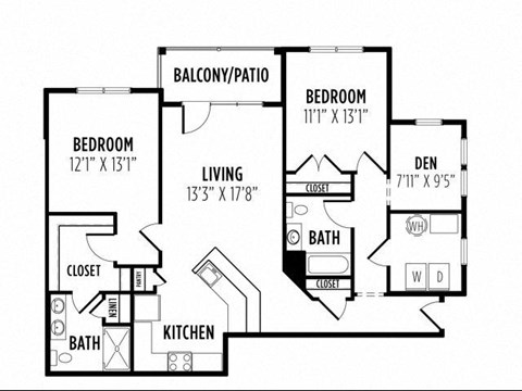 Stockton Floor Plan at New Britain, Pennsylvania