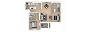 2 BEDROOM 2 BATHROOM