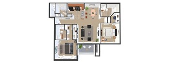 2 BEDROOM 2 BATHROOM