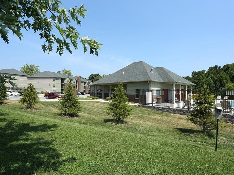 a house with a yard in front of it