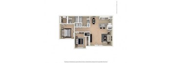 2 BEDROOM 2 BATHROOM A