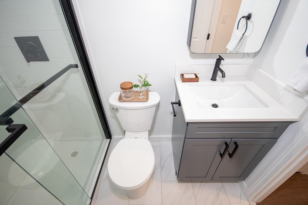 a small bathroom with a toilet and a sink