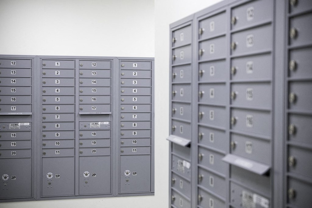 building mail room convenient access