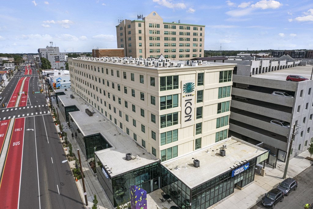 a view of the hotel from the top of the building at The Icon, Richmond, VA 23230