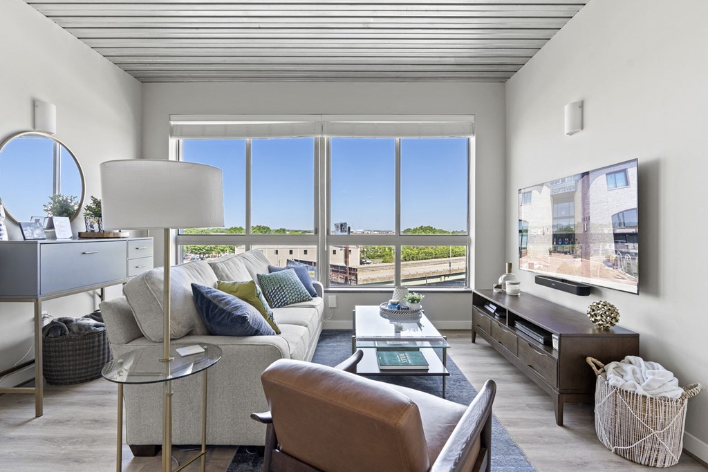 Modern Living Room at Scott's View, Richmond, VA 23230