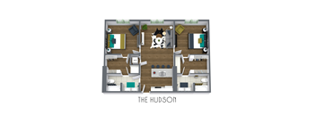 The Hudson Floor Plan at The Icon, Richmond, VA 23230